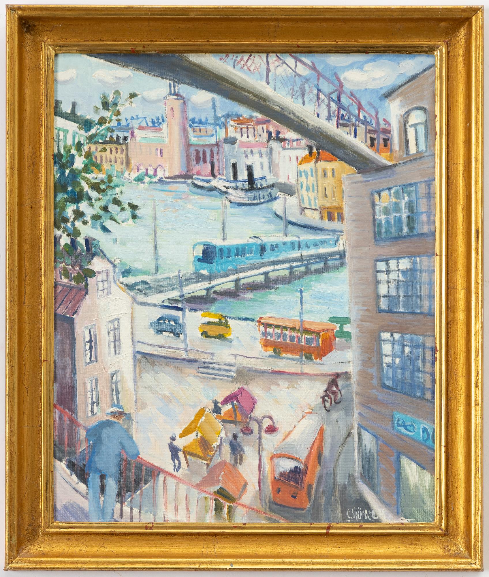 Charles Sjöholm, Slussen.