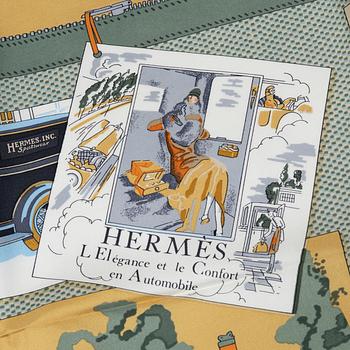 Hermès, scarf, "Elegance and Comfort in Automobiles".