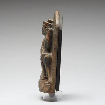 STELE, sten. Nepal, 1600/1700-tal.