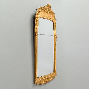 A Rococo mirror from Sweden, latter half of the 18th century.