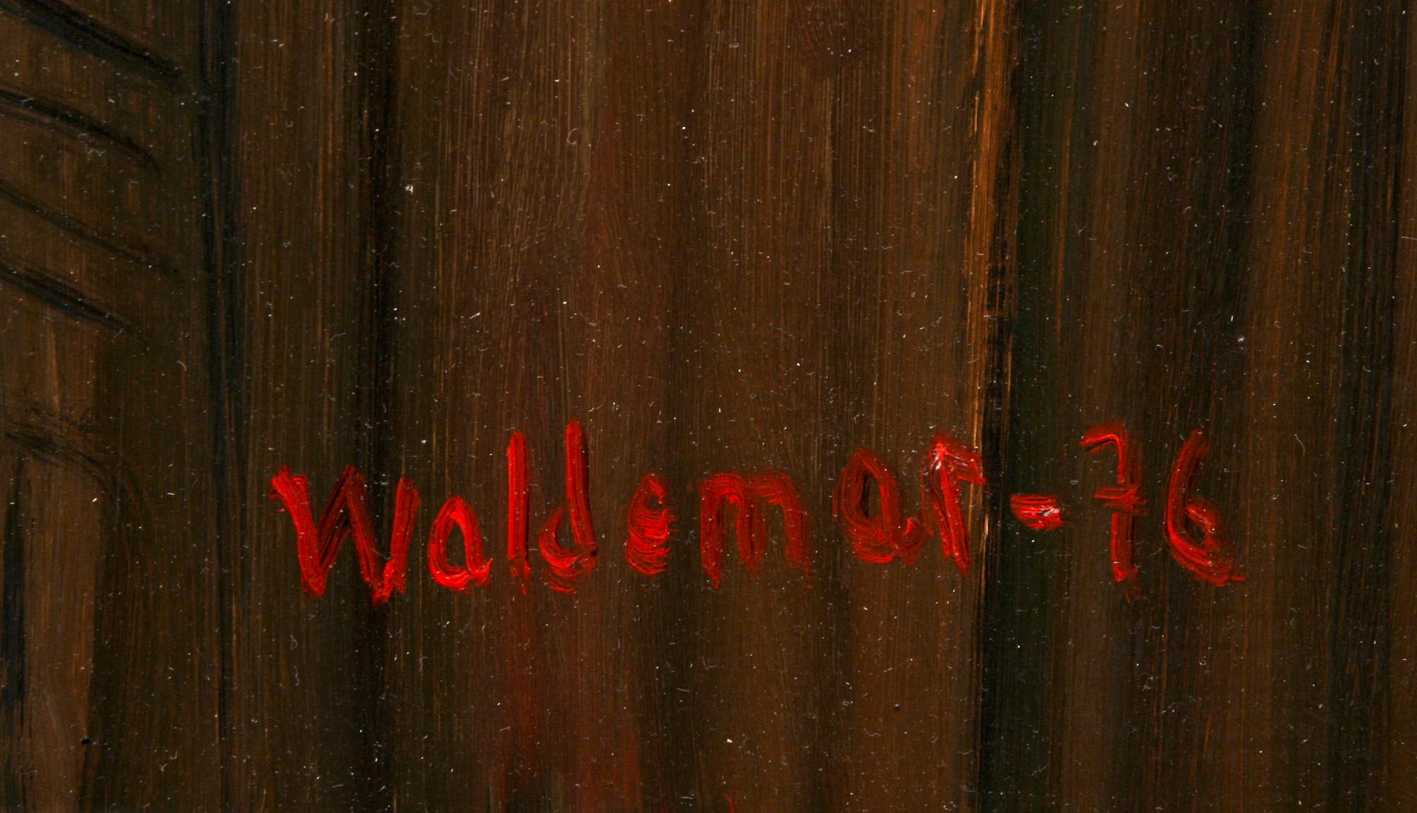 ÅKE WALDEMAR LARSSON, olja på pannå, sign o dat- 76.