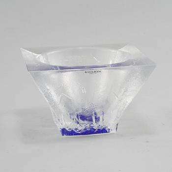 SKÅL, glas, Bertil Vallien, Kosta Boda, 1900-talets andra hälft.