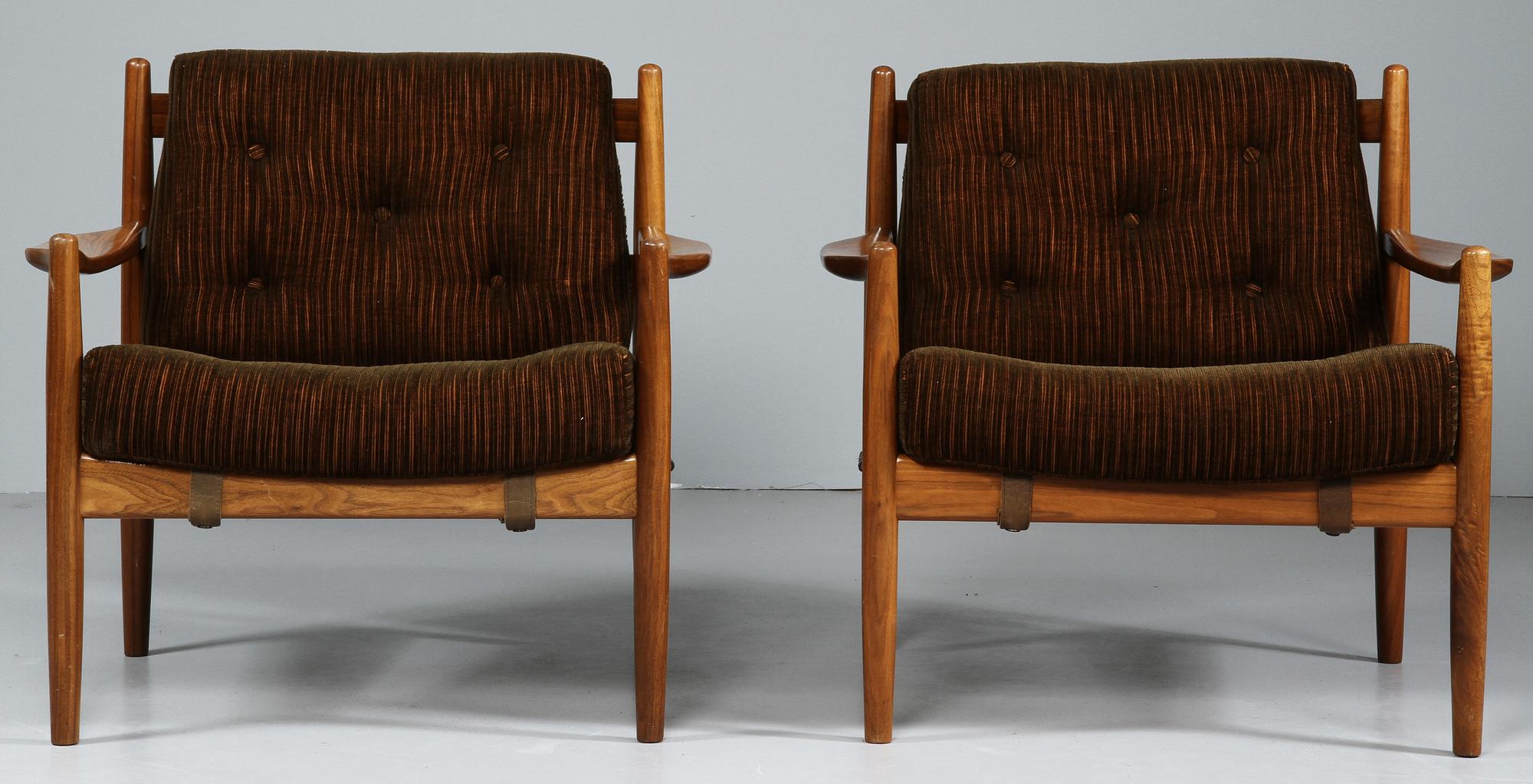 FÅTÖLJER, ett par, Ingemar Thillmark, Ope, 1900-talets tredje kvartal.