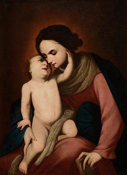521. Massimo Stanzione, Madonnan med barnet.