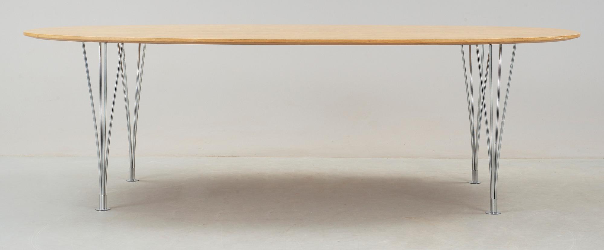 MATBORD, "Superellips", Bruno Mathsson och Piet Hein, Mathsson International, Värnamo, formgiven 1964.