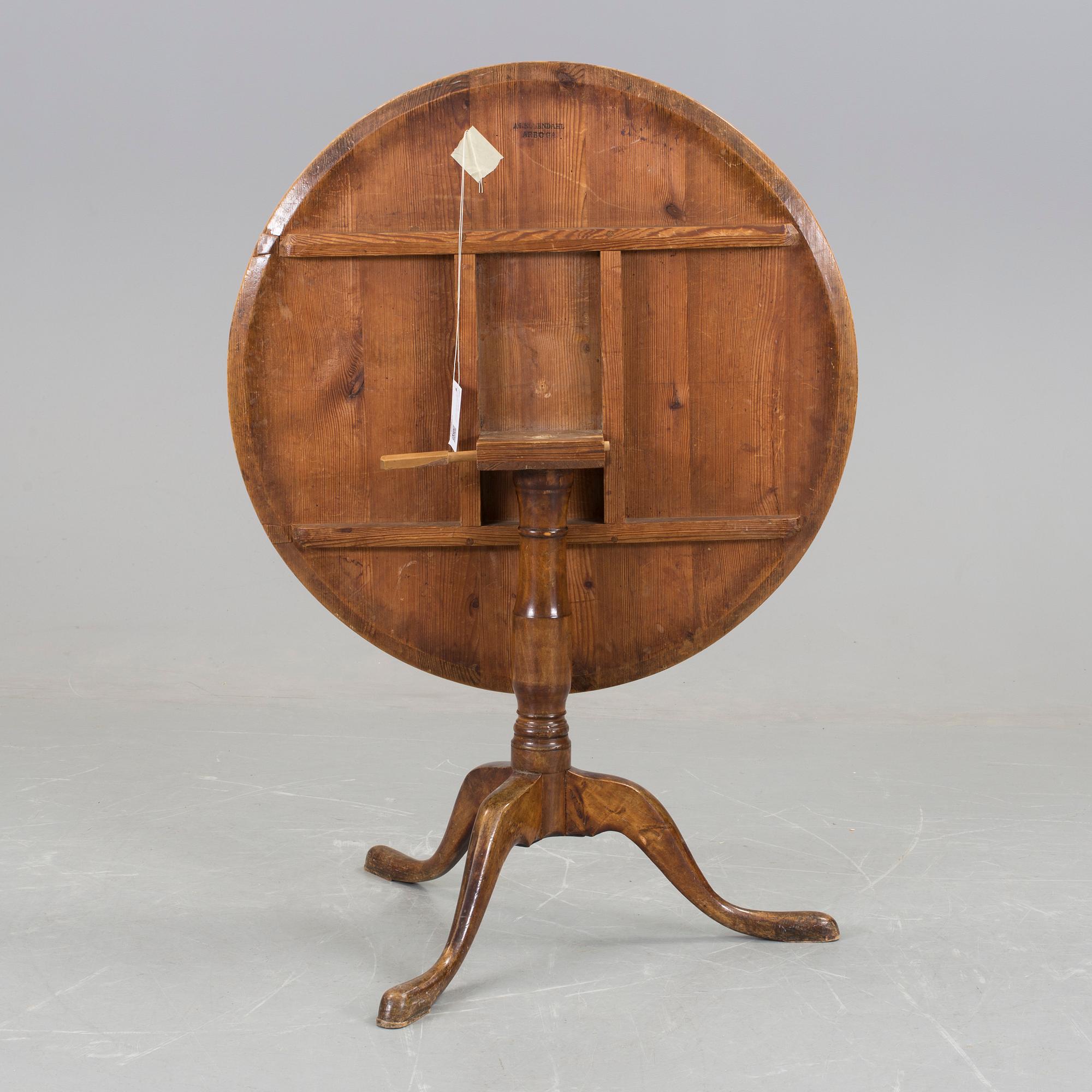 FÄLLBORD, Anders Jacob Rosendahl, Arboga, tidigt 1800-tal.