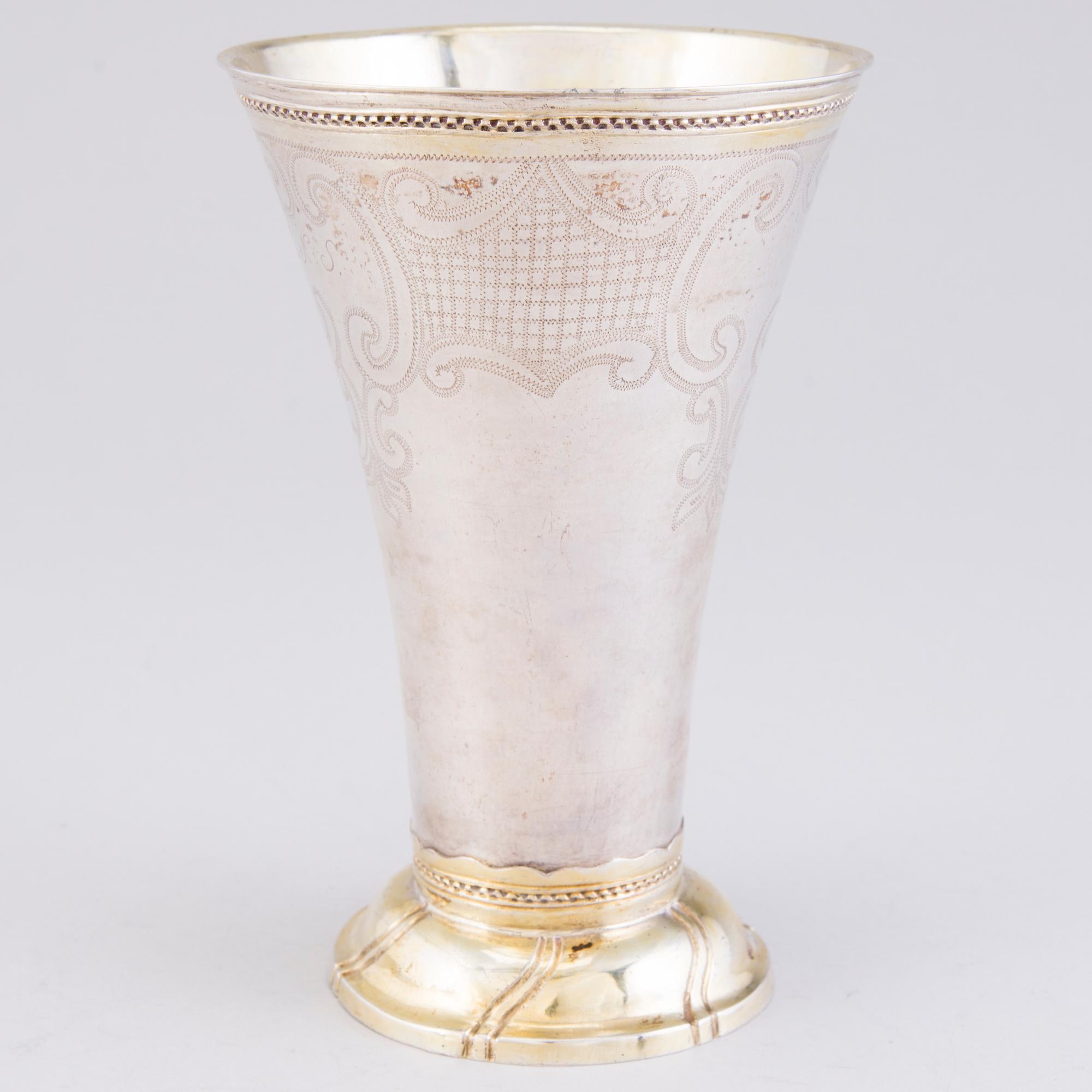 BÄGARE, silver, Stephan Westerstråle, Stockholm 1794.