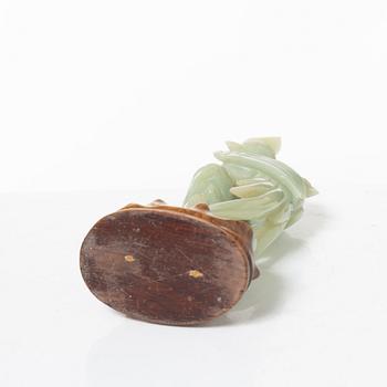 Samling stenfigurer, åtta stycken, Kina, 1900-tal/samtida.