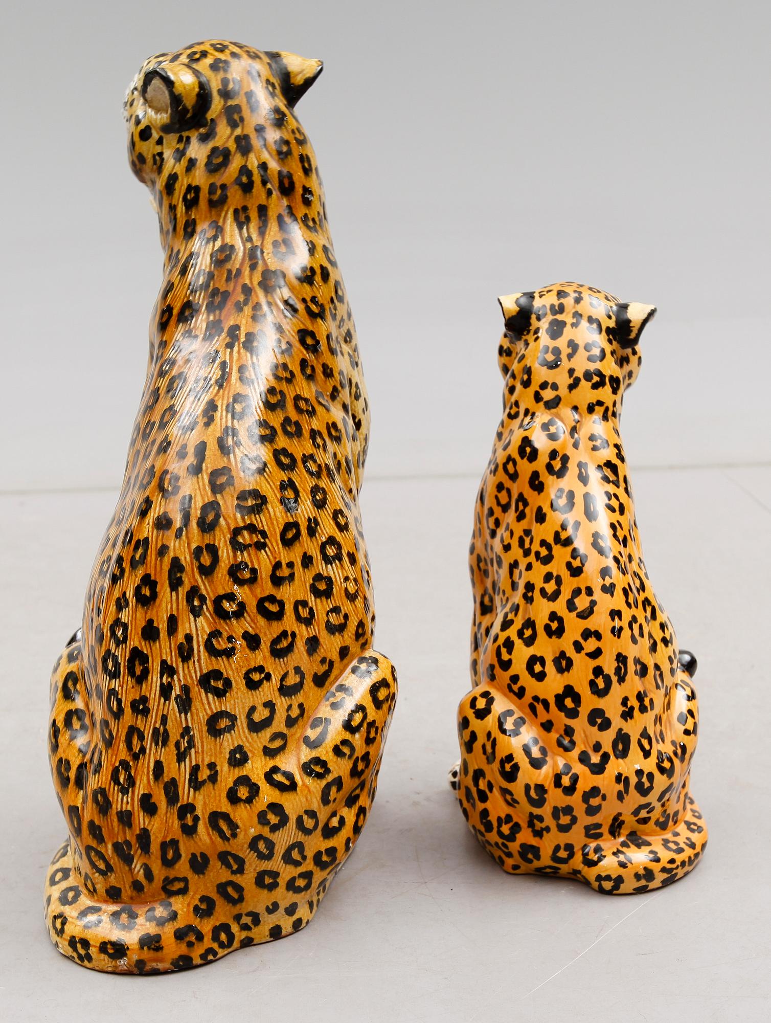 FIGURER, 2 st, keramik, Italien, 1900-/2000-tal.