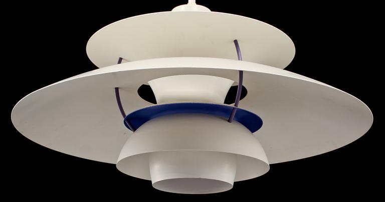TAKLAMPA, "PH-lampa", Poul Henningsen för Louis Poulsen, Danmark, 1900-talets slut. Höjd ca 30 cm.