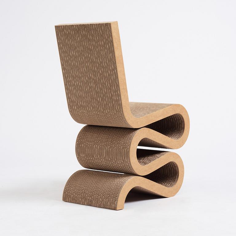 Frank Gehry, "Wiggle side chair", Vitra, efter 1972.