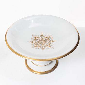 Pair of porcelain footed bowls, Bing & Gröndahl, 19th century.