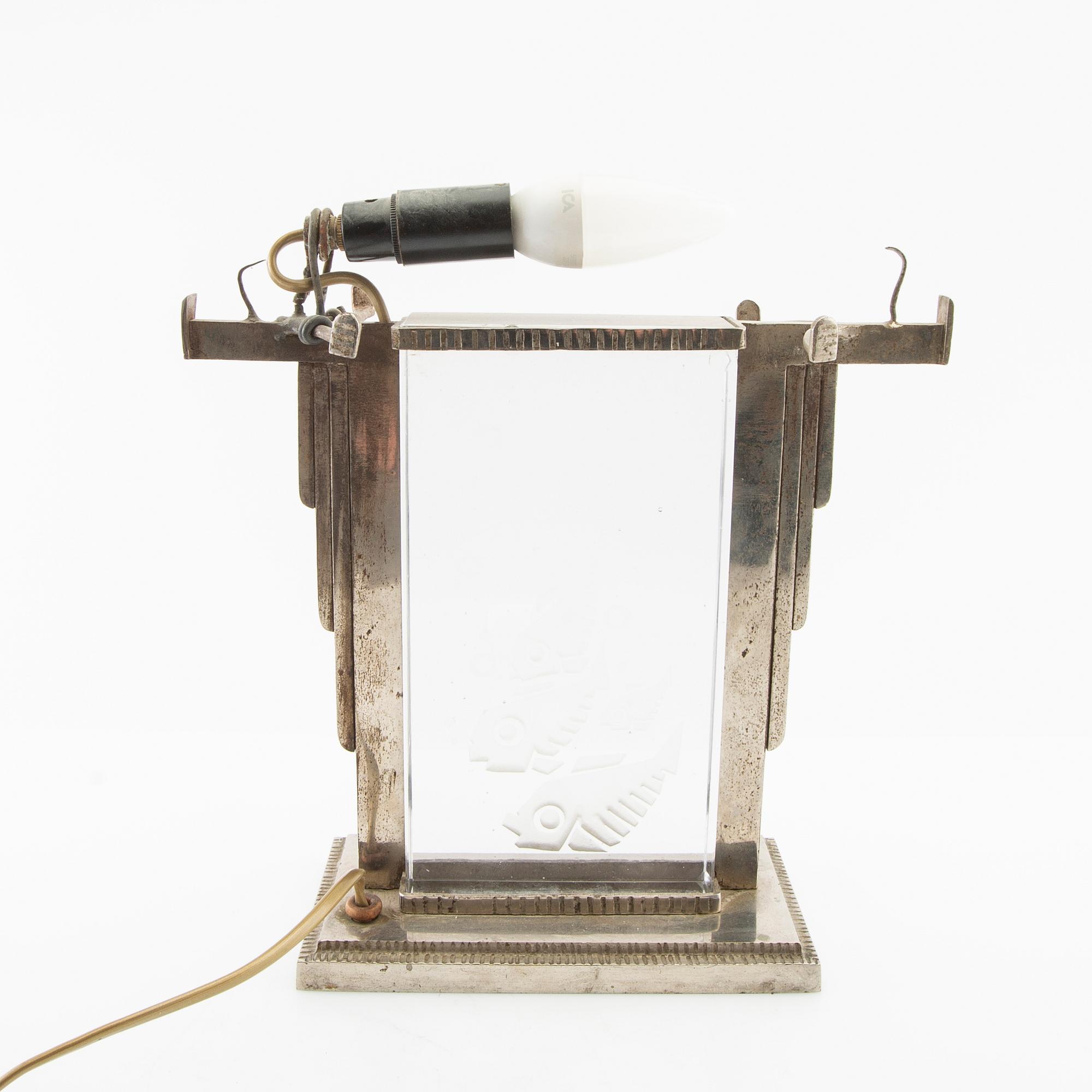 Table lamp, Art Deco early 20th century.
