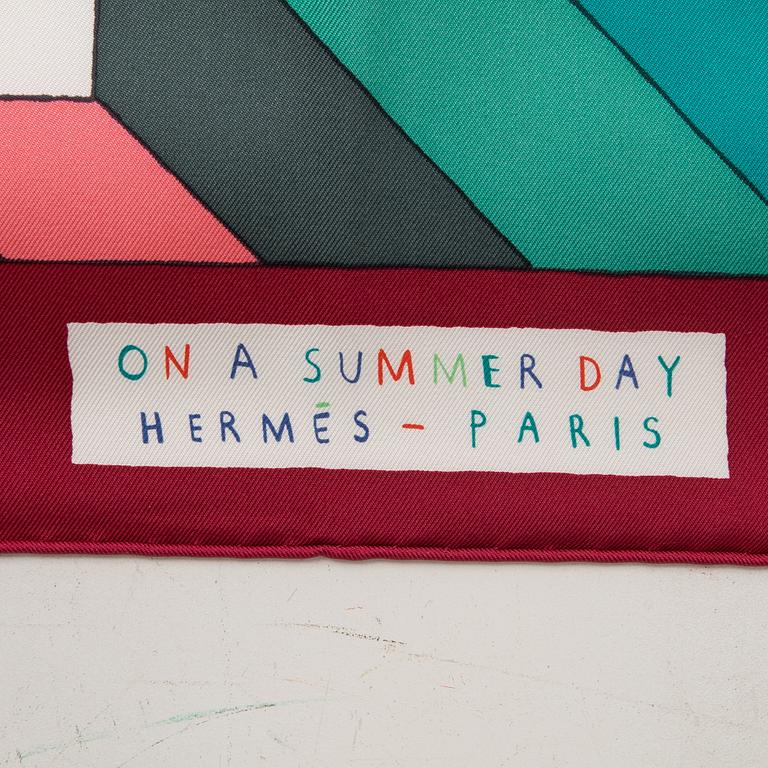 Hermès, Scarf, "On a Summer Day", 2016.