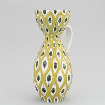 Stig Lindberg, an earthenware vase, Gustavsbergs studio.