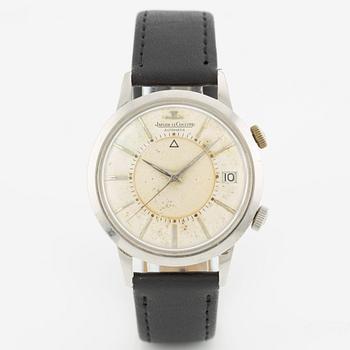 Jaeger-LeCoultre, Memovox, wristwatch, 37 mm.