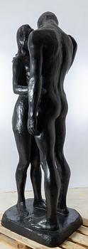 Gudmar Olovson, statue. Signed. Numbered. Foundry mark. Bronze, height 236 cm, length 85 cm.