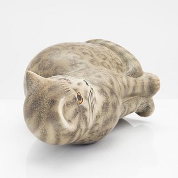 Lisa Larson, A cat figurine, K-Studio, Gustavsberg.