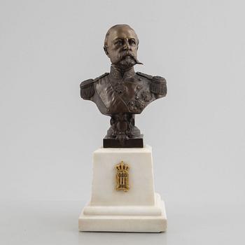 Bust depicting Oscar II.