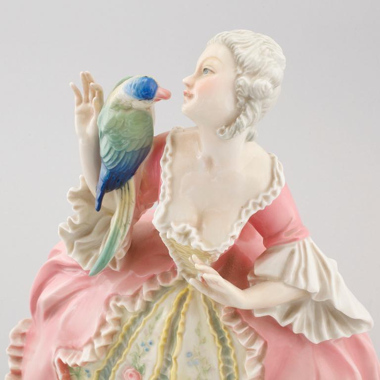 A porcelain figurine, Karl Ens, Germany, 20th century.