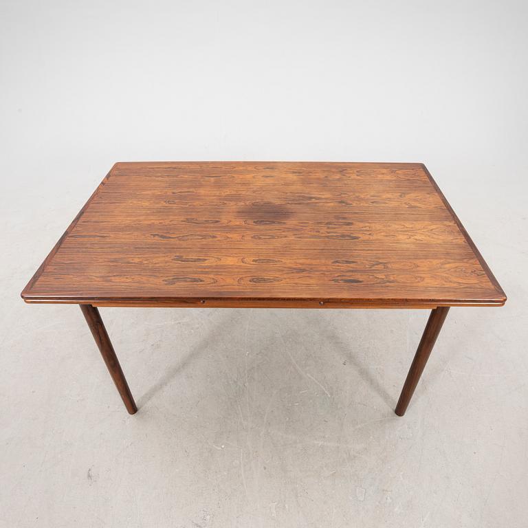 A H Sigh & Søn 1960s jacaranda dining table Spøttrup Denmark.