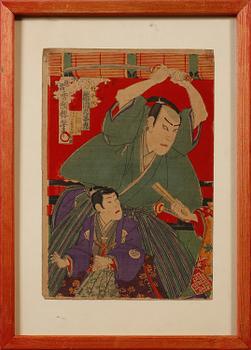 TRÄSNITT, Japan, sent 1800-tal/tidigt 1900-tal.