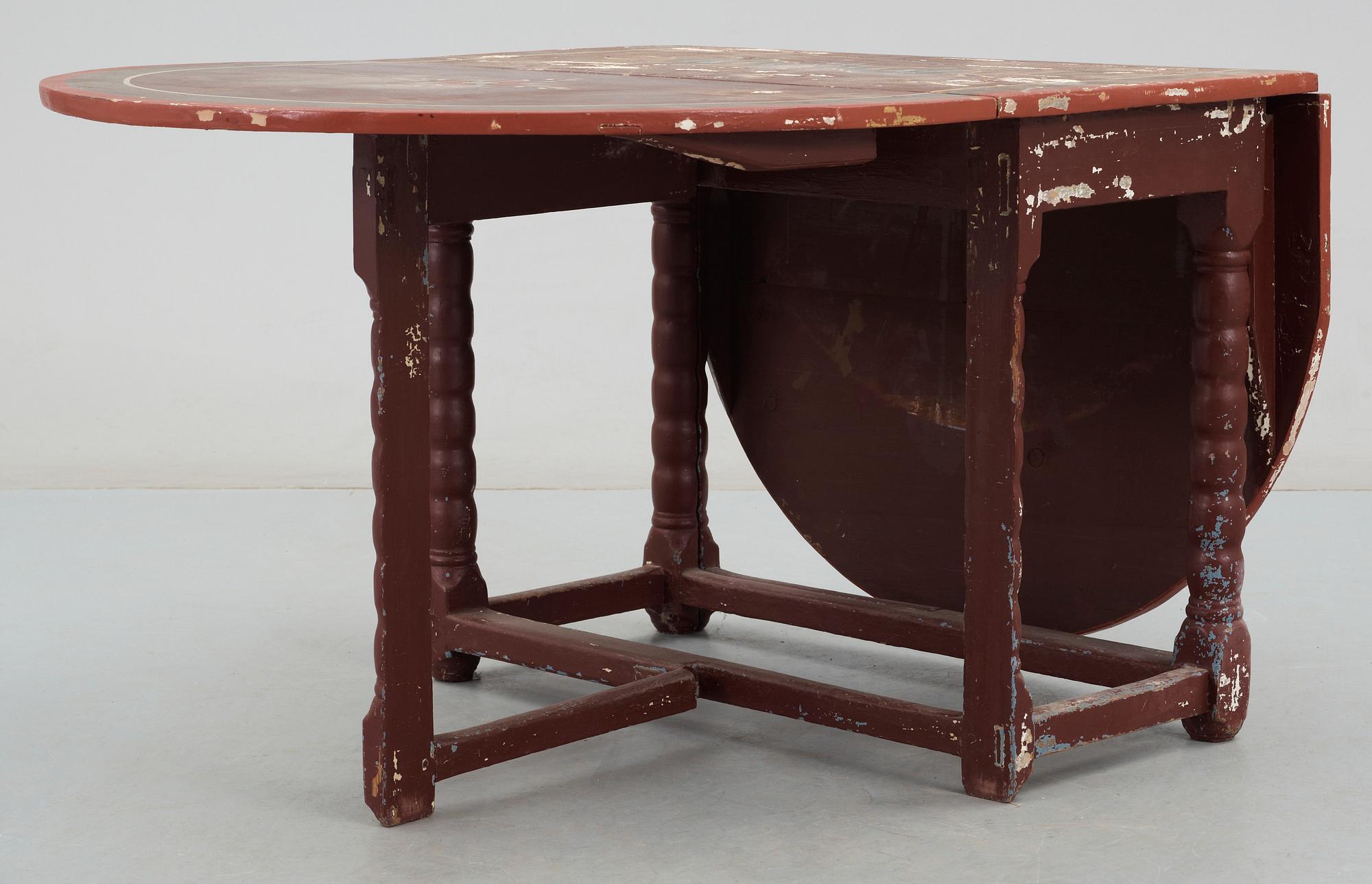 SLAGBORD, allmoge, 1800-tal.