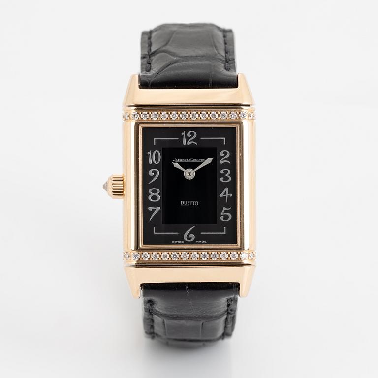 Jaeger-LeCoultre, Reverso, Duetto Classique, armbandsur, 23 x 33 (38,7) mm.