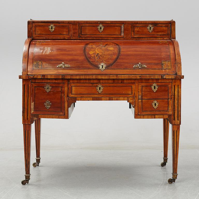 A Louis XVI secretaire, ca 1800.
