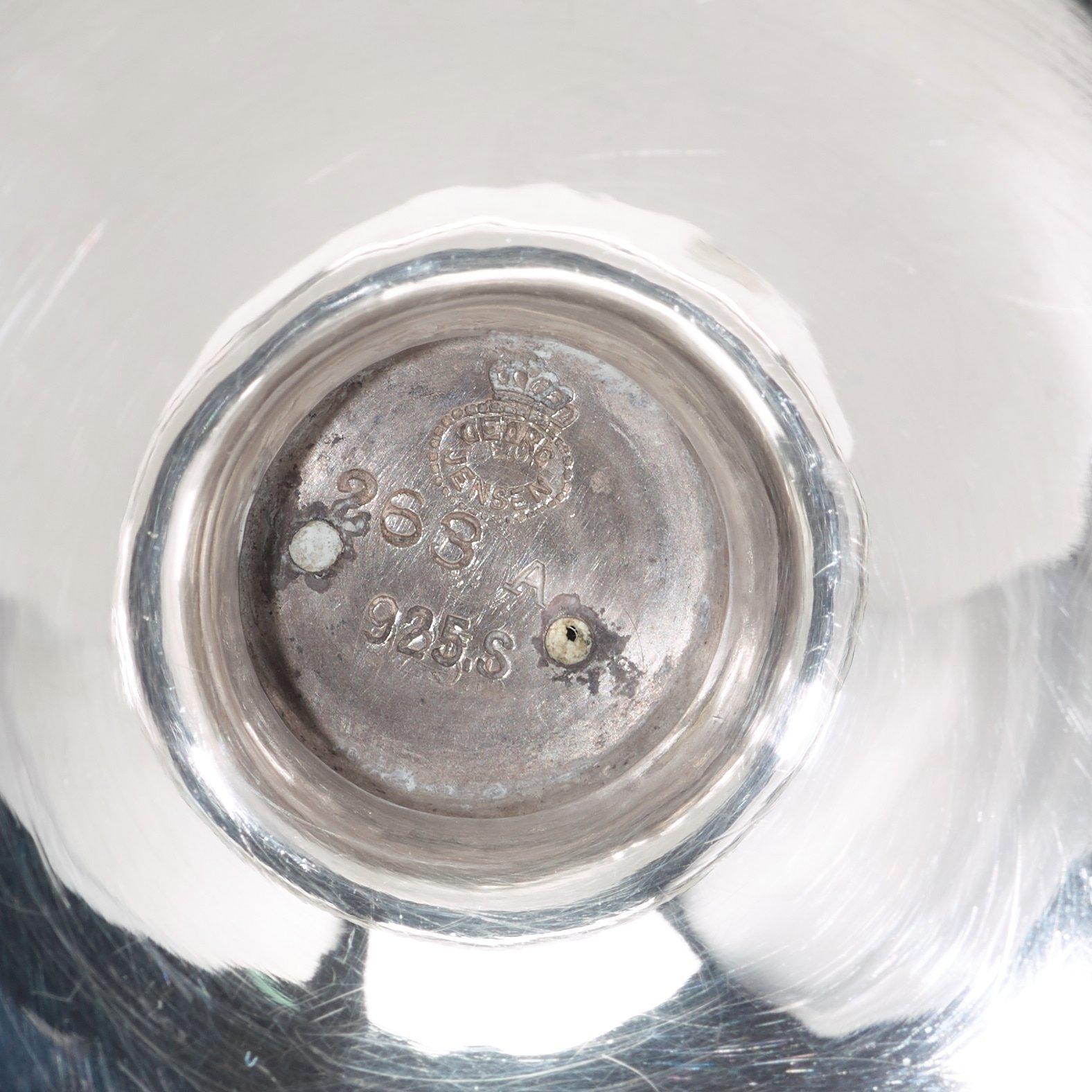 Georg Jensen, a sterling bowl, Copenhagen, executed 1925-32, design nr 263A.