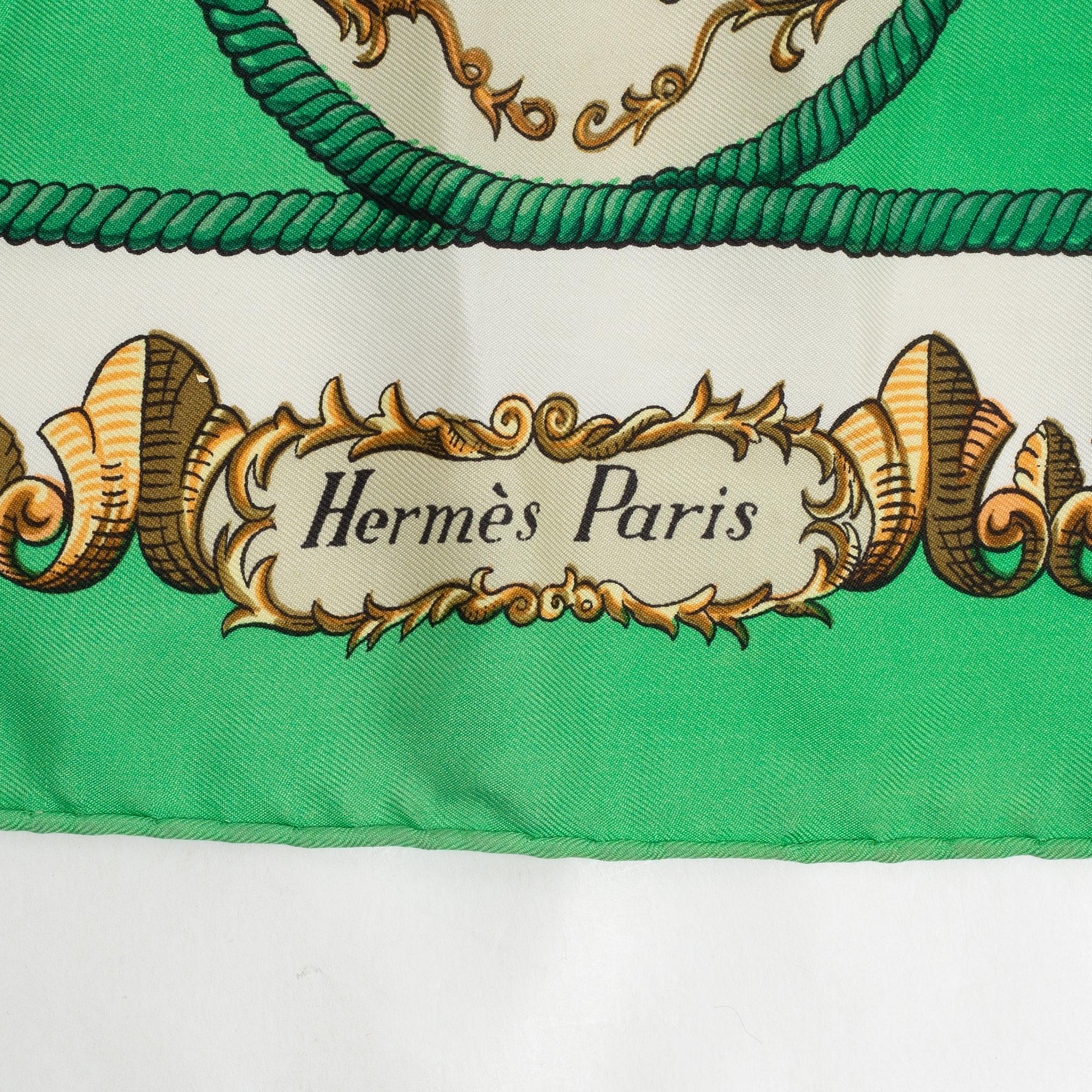 Hermès, scarf, ”Ludovicus Magnus”.