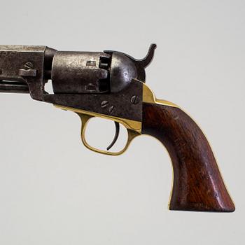 A Colt percussion revolver mid 19th century.