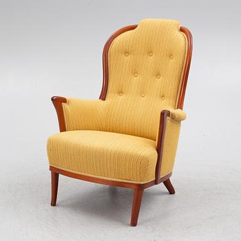 Carl Malmsten, armchair, 'Vår Fru', OH Sjögren, late 20th century.