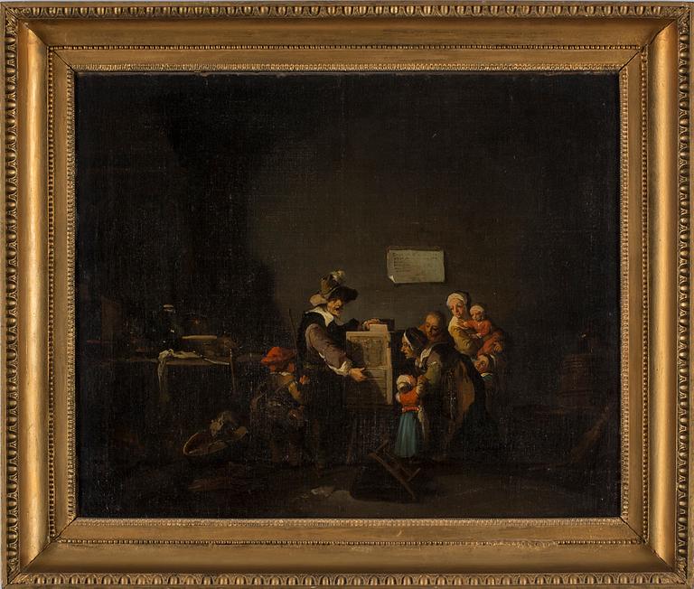 JAN HAVICKSZ. STEEN, hans art, olja på duk, ej signerad.