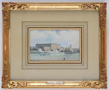Anna Palm de Rosa, "Strömmen med Stockholms slott".