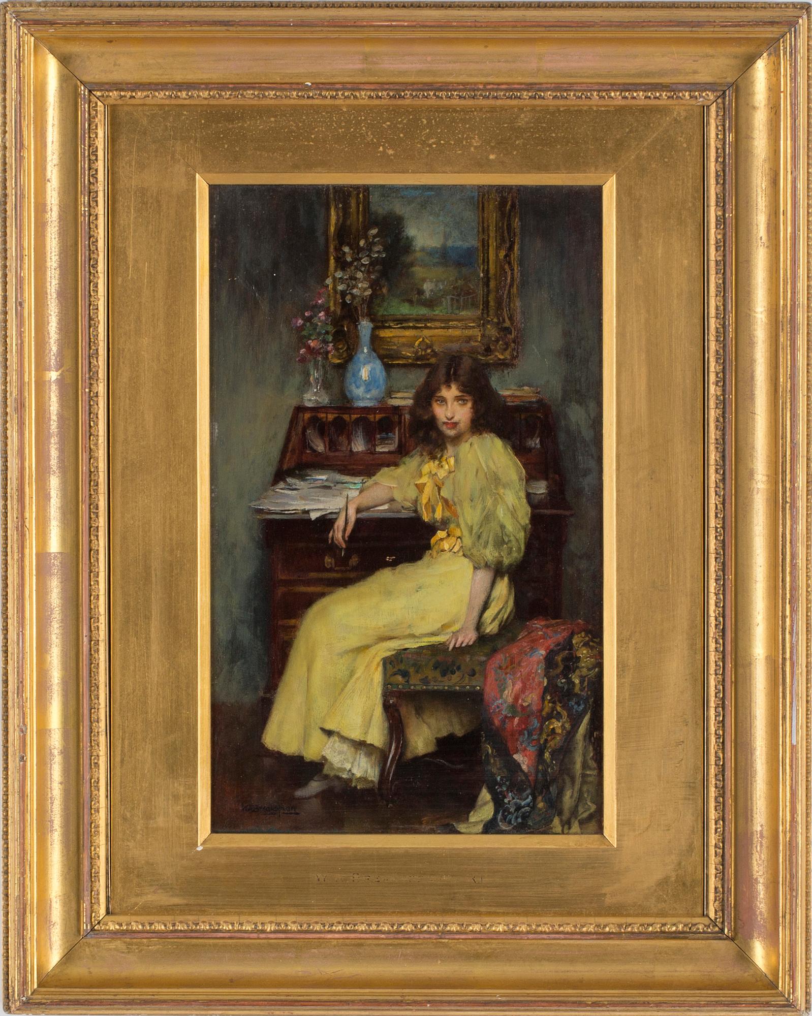 WILLIAM A BREAKSPEARE, pannå, signerad WA Breakspeare.