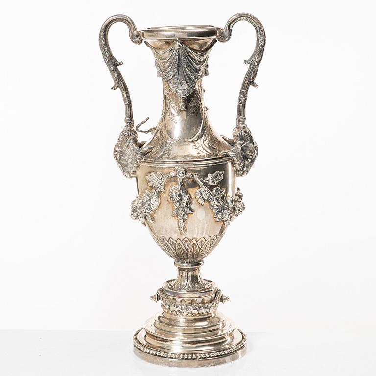 Lale Silverware & Co Ltd, hänkelvas, sterlingsilver, Istanbul, Turkiet, 1900-tal.