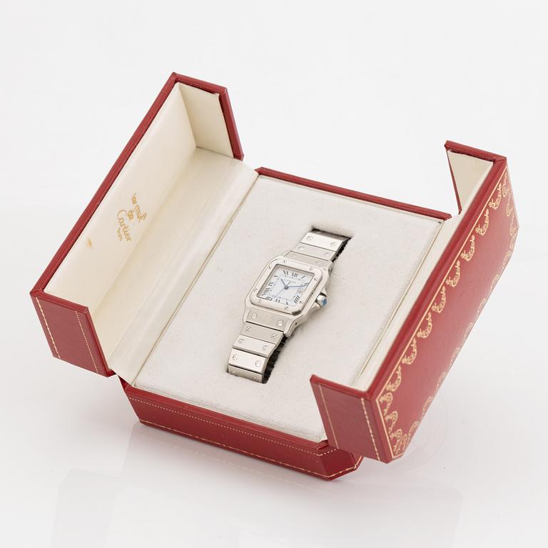 Cartier, Santos Carrée, wristwatch, 29 x 29 (41) mm.