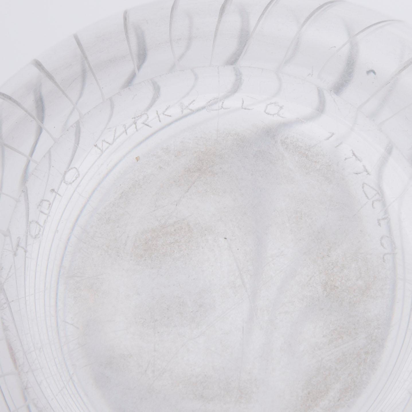 VASER, 2 st glas, signerade Tapio Wirkkala Iittala.