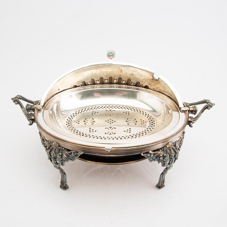 A set of four epns serving dishes first half of the 20th century.