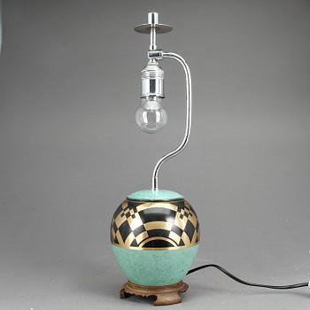 BORDSLAMPA,"Ikora" Wurttembergischee Metallwarenfabrik, Tyskland, art deco, 1900-talets första hälft.