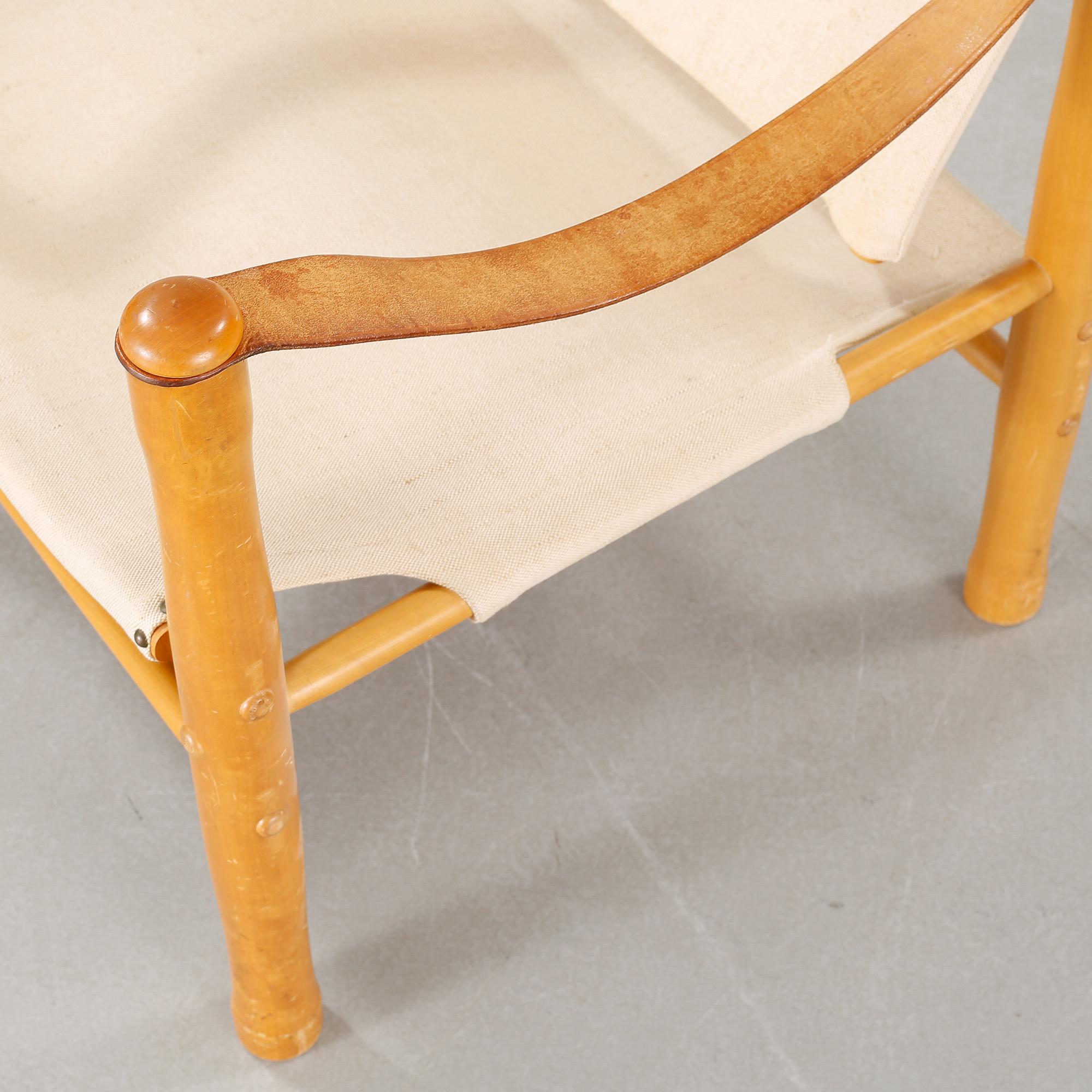 A safari chair by Elias Svedberg for NK Triva-series, second half of the 20th century.