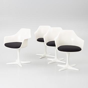 Maurice Burke, Chairs, 4 pieces, Arkana, England, late 20th century.