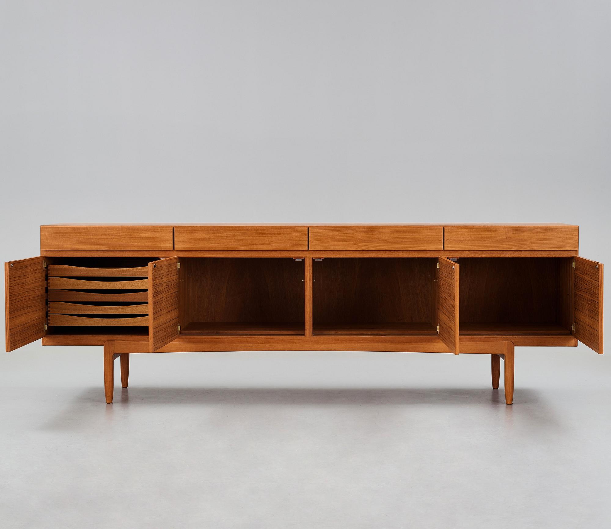 Ib Kofod-Larsen, a "FA-66" teak sideboard, for Faarup Møbelfabrik, Denmark 1950-60's.