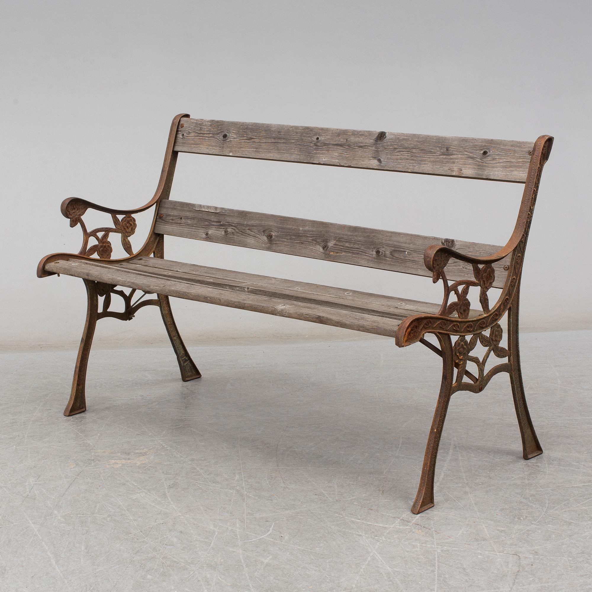 A 20th century garden sofa.