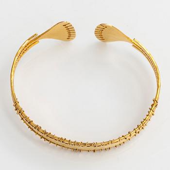 Tapio Wirkkala, a 14K gold "Viking bracelet" for Westerback, Helsinki 1967.