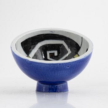 Vilhelm Bjerke-Petersen, bowl, stoneware, Rörstrand, 1952.