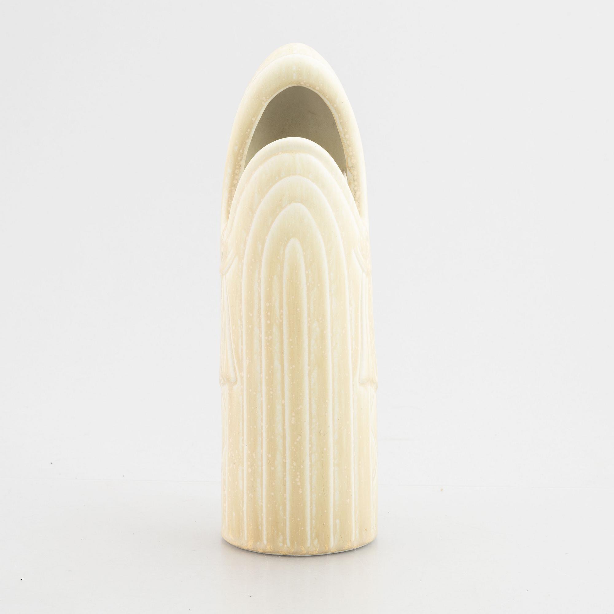 Gunnar Nylund, a unique stoneware sculpture of a fish, Rörstrand  1950s.