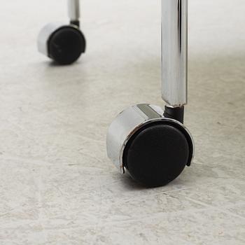 A serving trolley, 1980s.