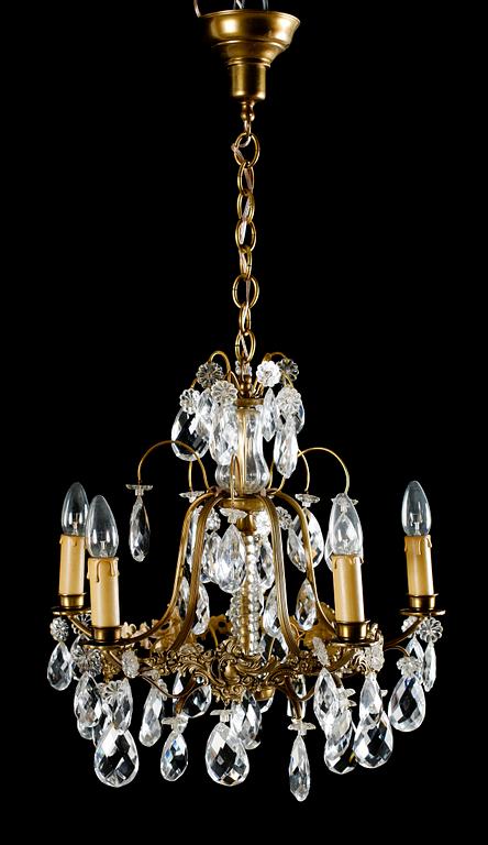 LJUSKRONA, rokokostil, 1900-talets första hälft. Höjd ca 45 cm.